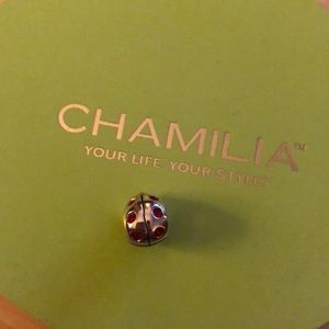 925 Chamilia ladybug charm